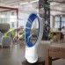 14 Inch Bladeless Fan Cooling Fan Summer Home Office Air Flow Cooling Fan Air Flow Cooling Cool Fan Air Circulator No Blades Electric Bladeless Cooler With Remote Control And Sleep Timer Function  Bl - B07G7BH9XG